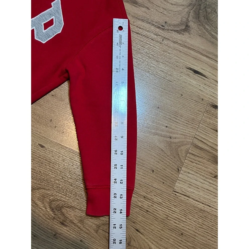 Gap Hoodie Toddler 5T Red Logo Pullover Fleece Sweatshirt Long Sleeve Classic